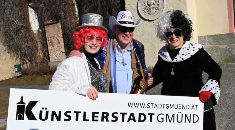 Die Künstlerstadt Gmünd lädt am Faschingsdienstag (13. Februar) zum Umzug und zur "Gmündner Gschnas"