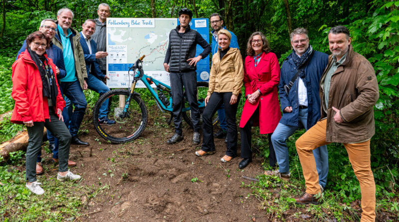 Klagenfurt Falkenberg Singletrails für Mountainbiker eröffnet