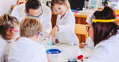 Das Ziel des Mini Educational Lab ist es MINT-Kompetenzen der Jüngsten zu stärken. Hier sind kleine Forscher im MINT Kindergarten Lind (Villach) am Werk.