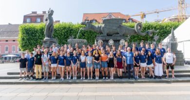 Am Mittwoch besuchten Schülerinnen und Schüler aus Klagenfurts Partnerstadt Dachau die Landeshauptstadt