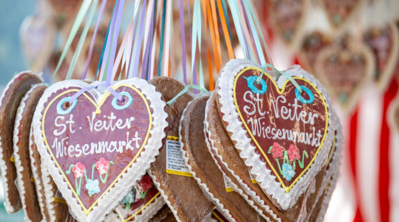 Lebkuchenherzen am St. Veiter Wiesenmarkt