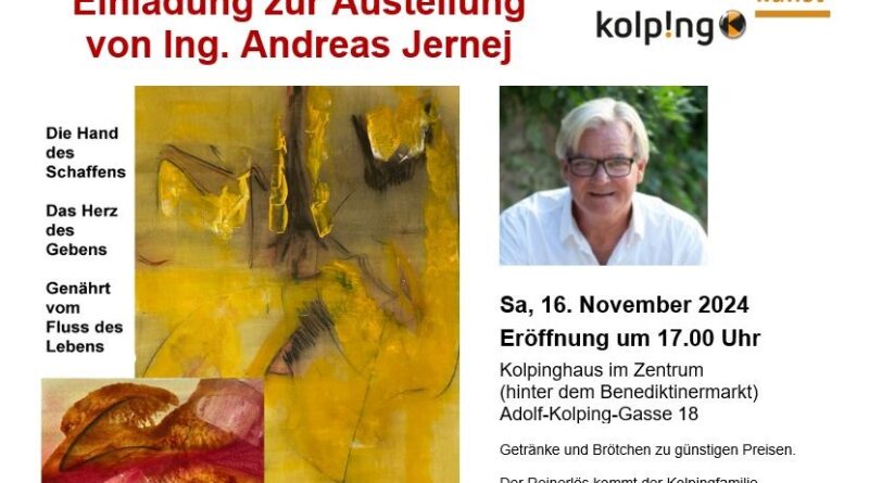 Ausstellung Andreas Jernej im Kolpinghaus Klagenfurt