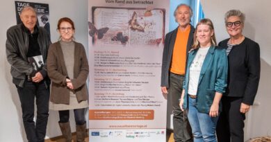 Pressekonferenz_Neue_St_Veiter_Literaturtage_von links Prokop, Bernhofer, Hagg, Rader, Radaelli