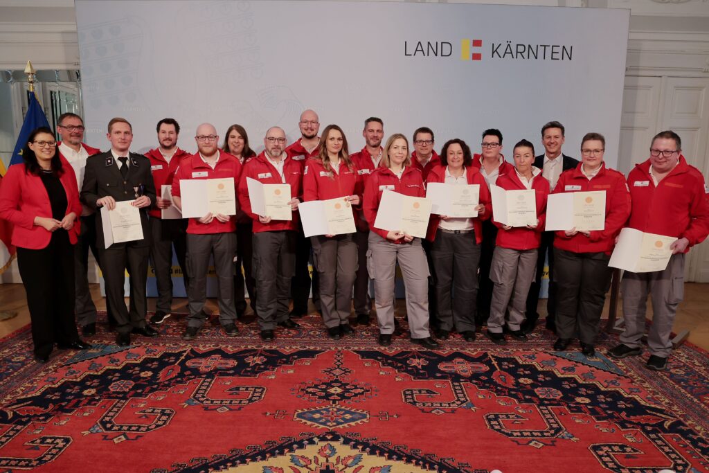 Ehrung Rotes Kreuz Kärnten
