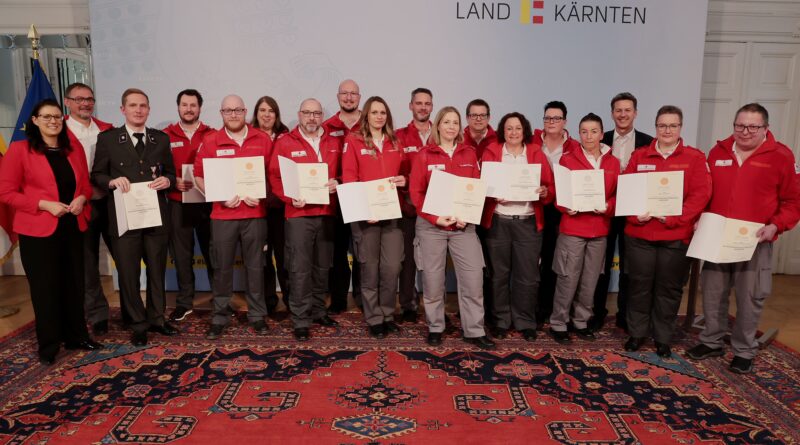 Ehrung Rotes Kreuz Kärnten