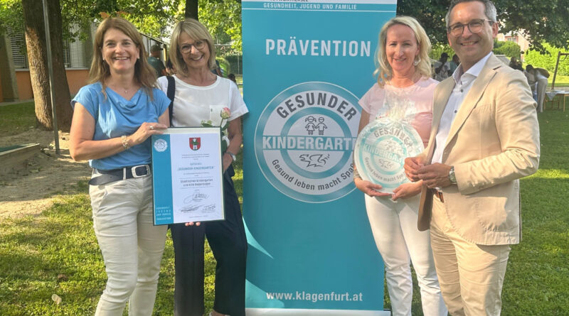 Gütesiegel "Gesunder Kindergarten"