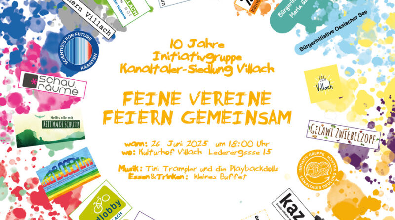 Kanaltaler Siedlung feiert 10-jähriges Bestehen