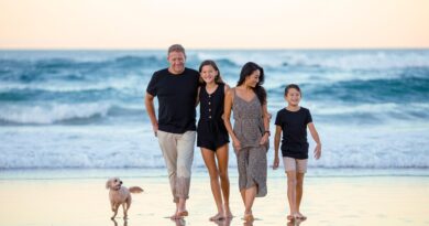 Familie im Gleichgewicht