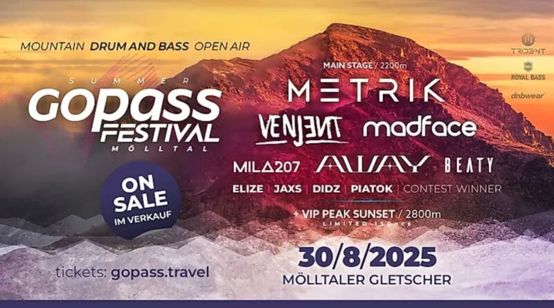 D’n'B GoPass Festival Mölltaler Gletscher Titel