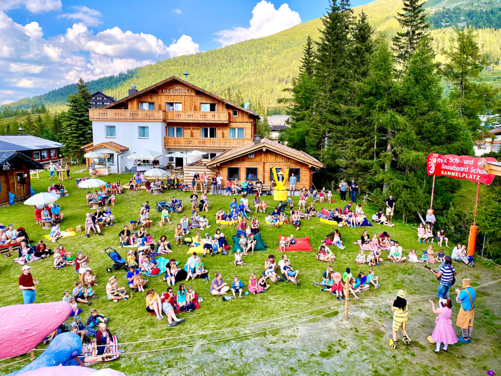 Klimaarena Bergnest Freiluftbühne am Katschberg