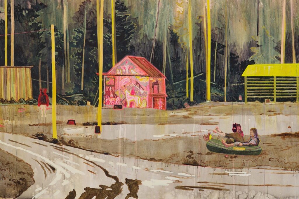 Künstlerstadt Gmünd Ausstellung The Road House - Tina Dobrajc Titel