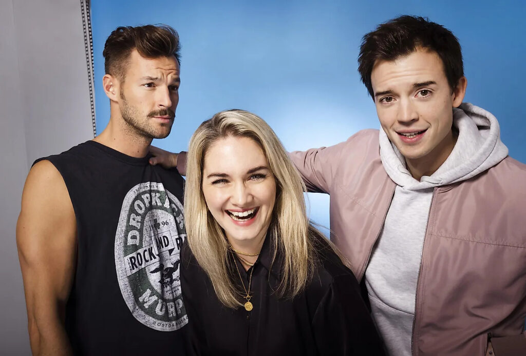 Paul Pizzera, Gabi Hiller und Philipp Hansa live