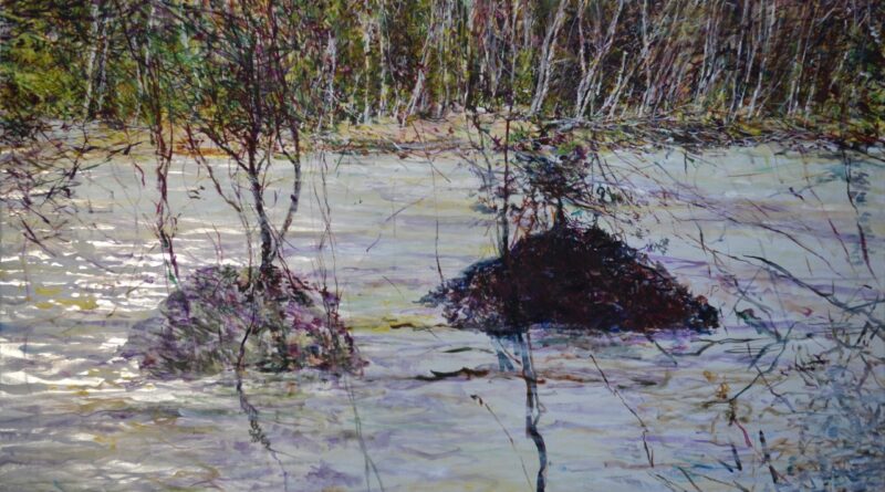 Markus Orsini-Rosenberg, Gail, 2025, Öl auf Leinwand, 110 x 160 cm