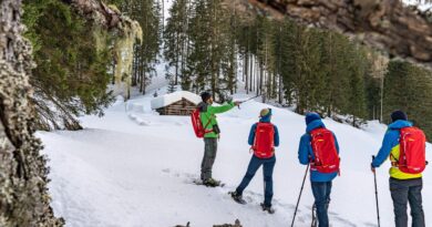 Schneeschuhwanderung auf der Jamnigalm
