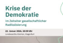 Die Krise der Demokratie