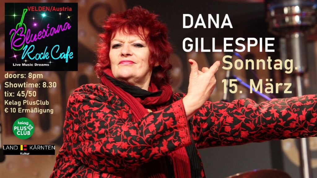 Dana Gillespie im Bluesiana in Velden