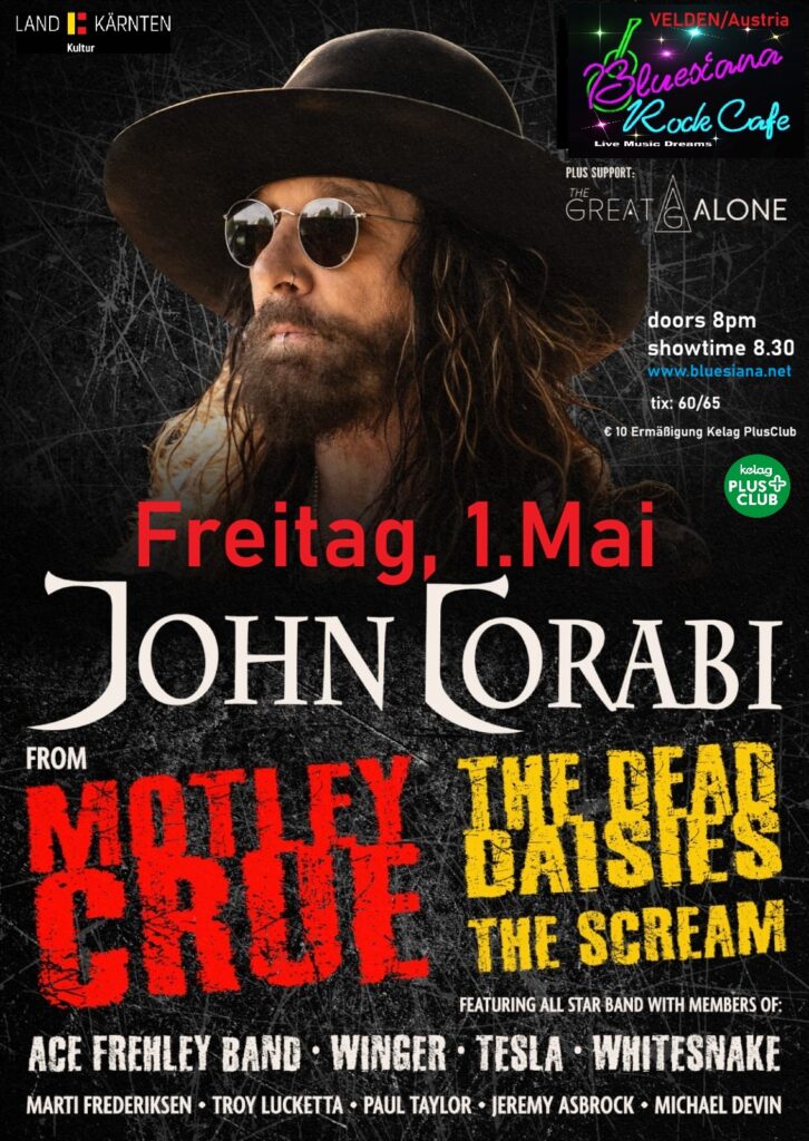 John Corabi & All Star Band im Bluesiana in Velden