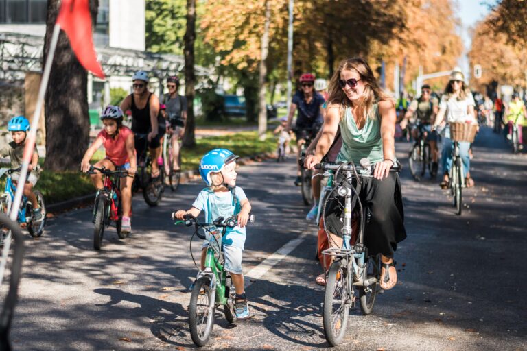 Familien-Radparade „Kidical Mass“