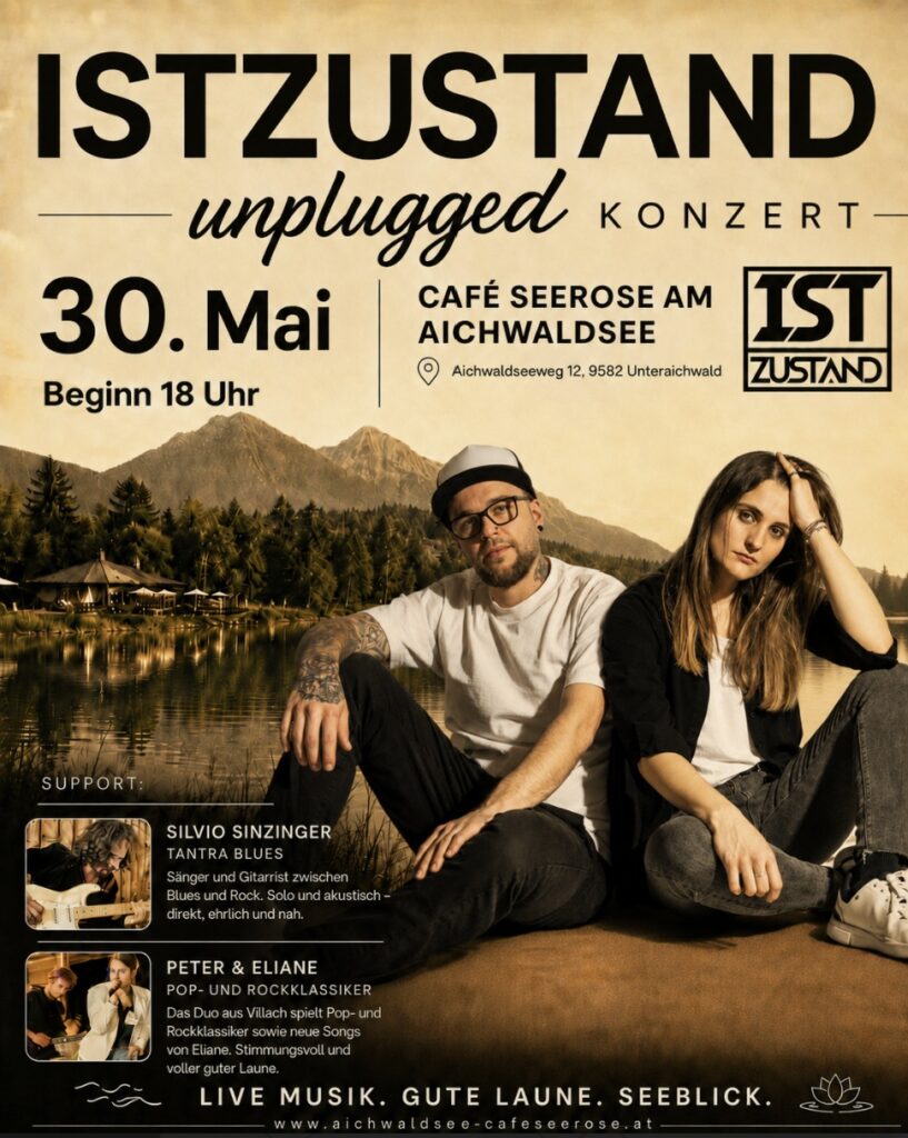 Doppel Unpluggedkonzert am Aichwaldsee