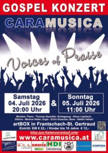 Gospel Konzert CARAMUSICA – Voices of Praise