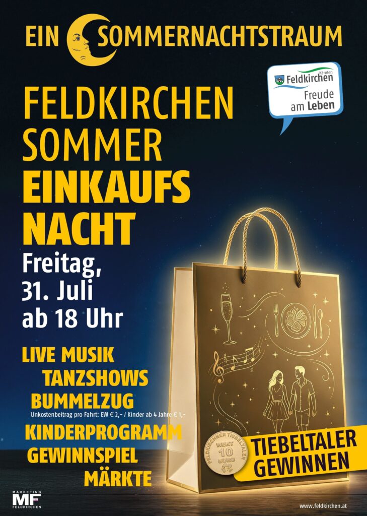 Sommereinkaufsnacht in Feldkirchen