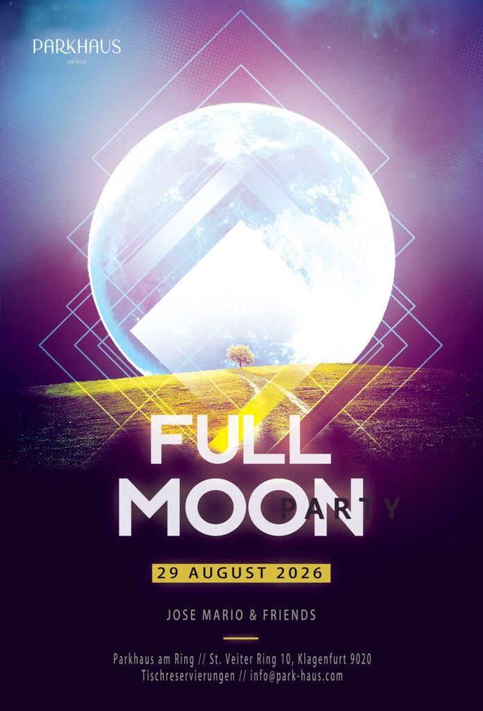 Full Moon Party im ParkHaus Klagenfurt